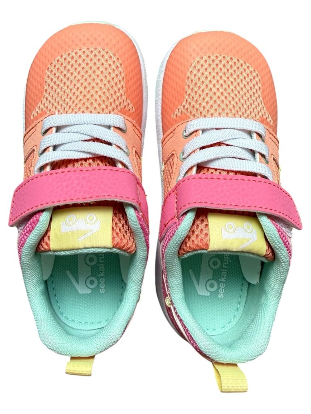 See Kai Run Veinto Toddler Sneakers – Size 11 – Peach/Hot Pink